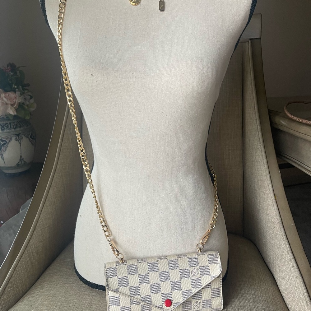 Authentic Louis Vuitton damier azur long wallet TN2134 (B32) - Picture 13 of 15